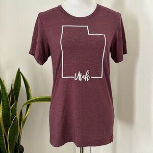 Bella Canvas Utah Home State Tee Size Small